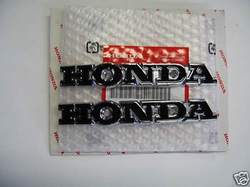 HONDA GAS FUEL TANK EMBLEMS BADGES CL350 CL175 CL100 CL70 CB OEM NEW