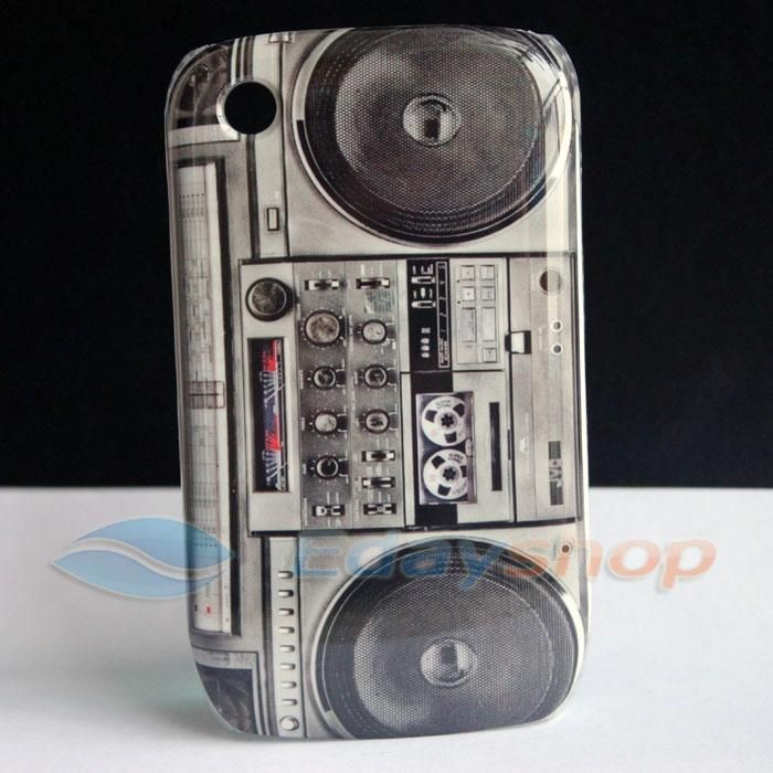 RADIO CASSETTE PLAYER HARD SKIN CASE COVER MASK FOR Blackberry Curve 