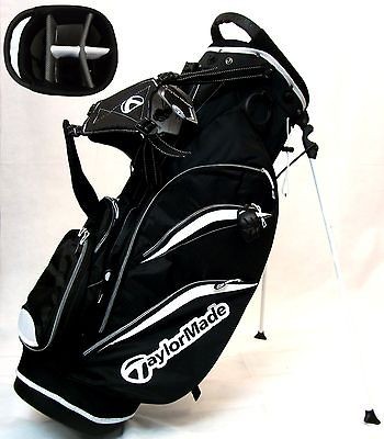 NEW TaylorMade Golf Pure Lite 3.0 Stand/Carry Bag Black//White Retail 
