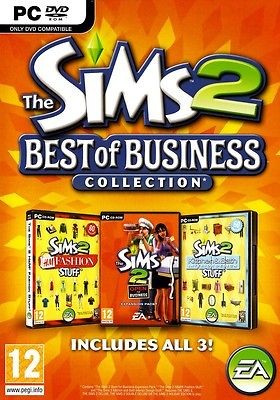 NEW THE SIMS 2 BEST OF BUSINESS COLLECTION FOR PC XP/VISTA SEALED NEW