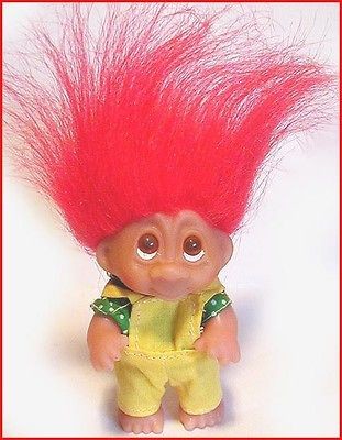   Norfin KIDS TROLL 3 Toddler BIG RED HAIR Overalls NWOC New FREE SHIP