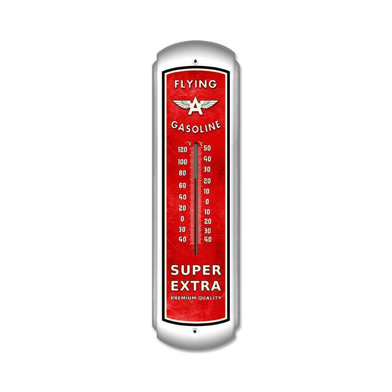   Gasoline EXTRA LARGE nice metal thermometer auto/garage/shop 8x30