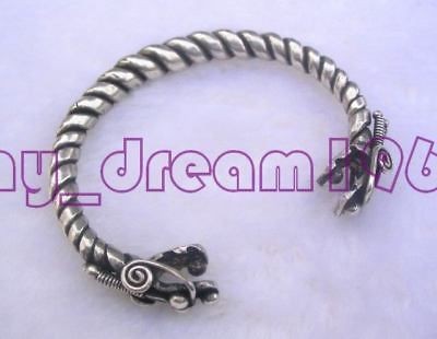 TIBET JEWELRY MAIO SILVER DOUBLE DRAGON BRACELET