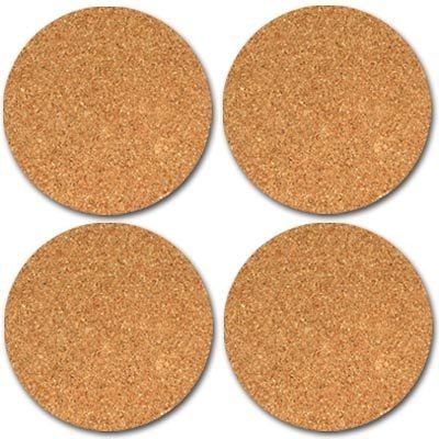 Pack Cork Circles 6 inch Bulletin Boards with Color Options