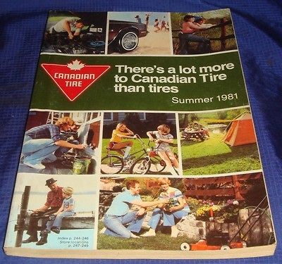 BH811 Vtg CTC Canadian Tire Store Toronto ON Catalog Summer 1981