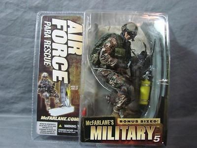 Mcfarlanes Military Series 5 Bonus Sized Air force Para Rescue MOC 