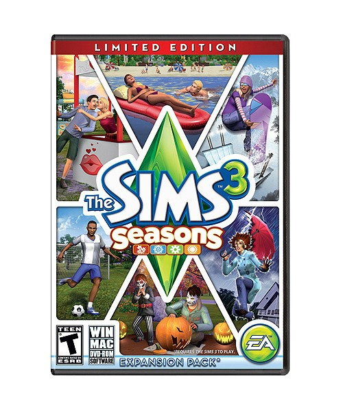 NEW SEALED THE SIMS 3 SEASONS LIMITED EDITION EXPANSION PACK FOR WIN 