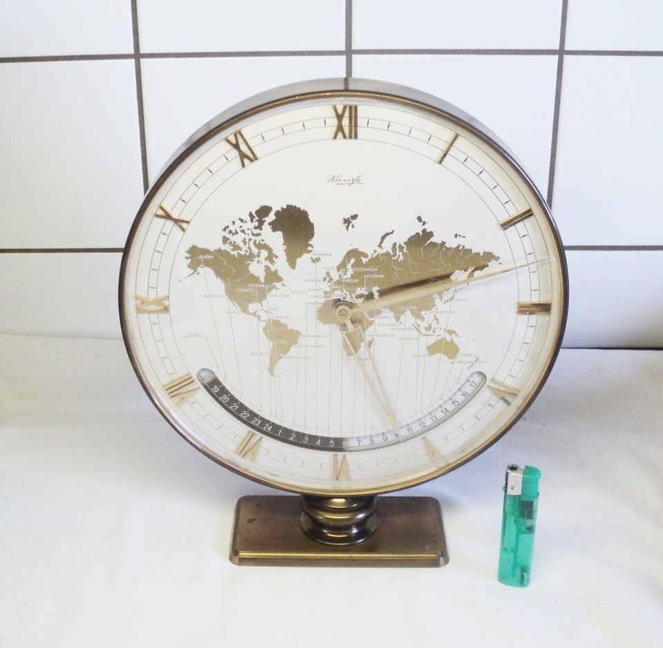 KIENZLE GERMAN WORLD MECHANICAL CLOCK ABOUT 1930 EXCELLENT CONDITION 