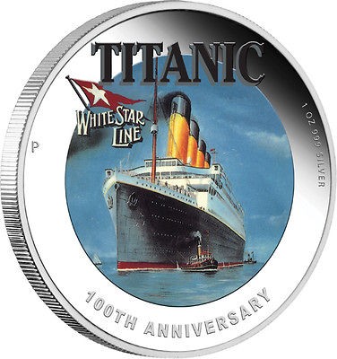 silver titanic coin in Coins & Paper Money