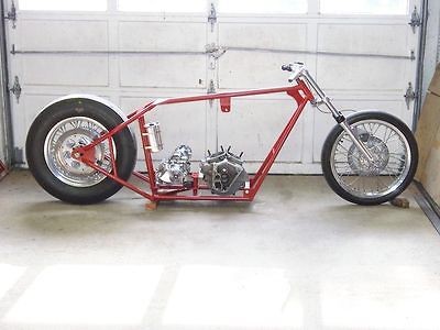 VINTAGE DRAGBIKE FRAME HARLEY,SHOVELH​EAD,PANHEAD,KN​UCKL