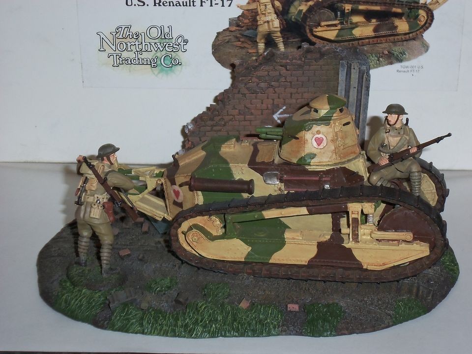   WEST TRADING TGW001 WW1 US ARMY RENAULT F717 MODEL TOY SOLDIER TANK