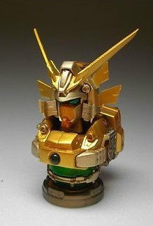 MS G GUNDAM Head Shining color 2 Bust Chest Model Figure 2004 Bandai