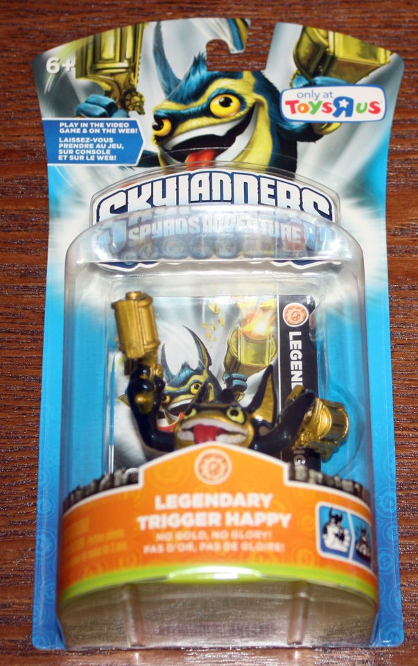   SPYROS ADVENTURE FIGURE LEGENDARY TRIGGER HAPPY TOYS R US NIB