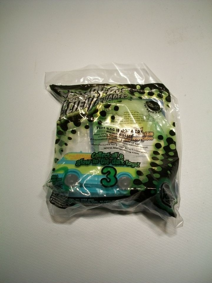 2000 Burger King Kids Meal Toy Scooby Doo Alien Invaders # 3 Glow in 