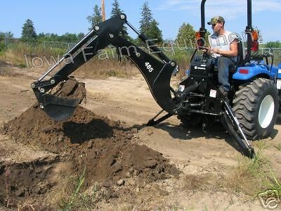 Bradco 485 3Pt Backhoe,Comple​te,w/12Bkt,Hi​tchKit&HosesJ​ohn 