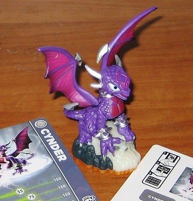 Skylanders Giants CYNDER Series 2 loose figure+card+code+sticker NEW 