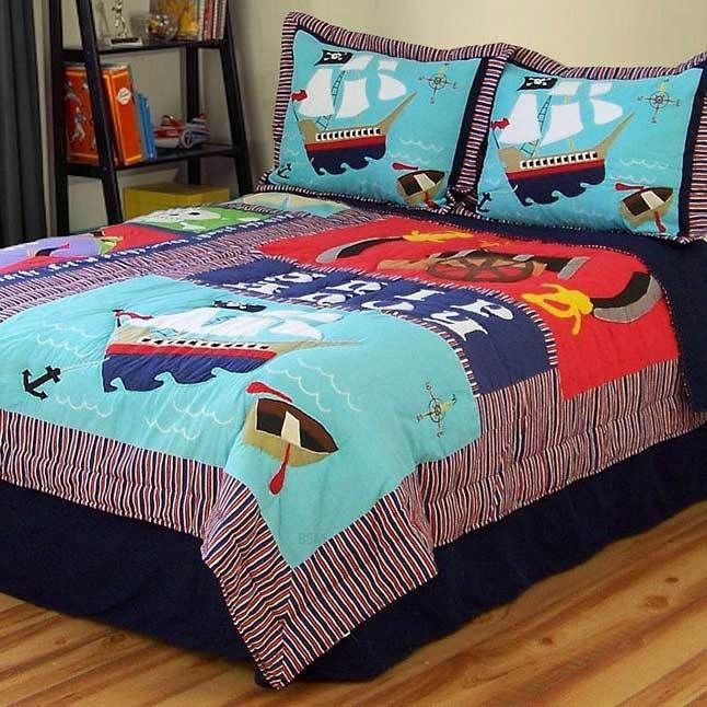 Pirates Treasure Full Queen Bedding by Pem America