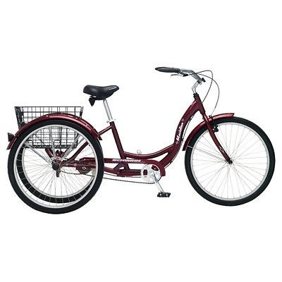 schwinn 26 3 wheels adult tricycle trike road bike bicycle cruiser 