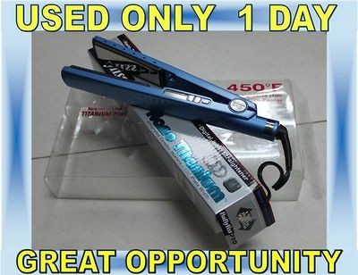   nano titanium 1 1/4 . HAIR Straightener iron. Flat iron. Ship 1 day