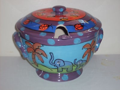 KELLY JO DESIGNS ELEPHANTE SOUP TUREEN