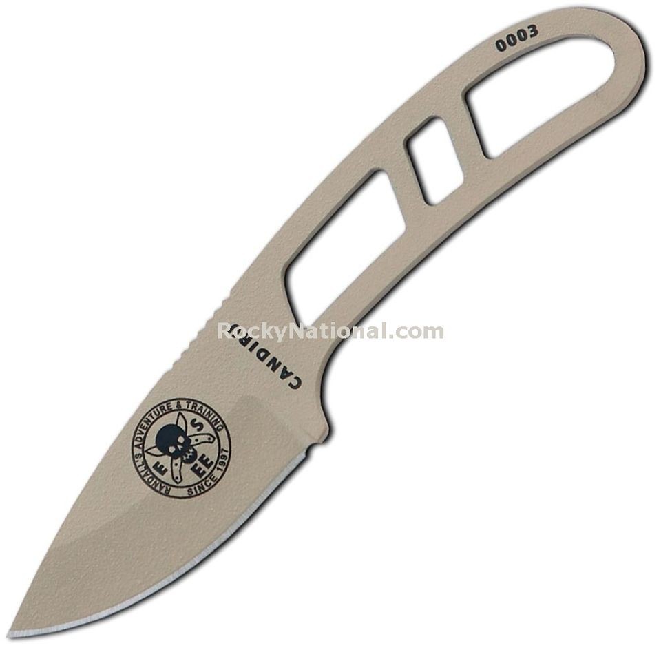 ESEE Candiru Knife Tan with sheath NEW