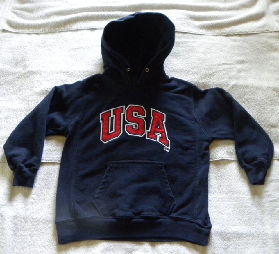 STEVE AND BARRY TEAM USA YOUTH HOODED SWEATSHIRT S 6 7