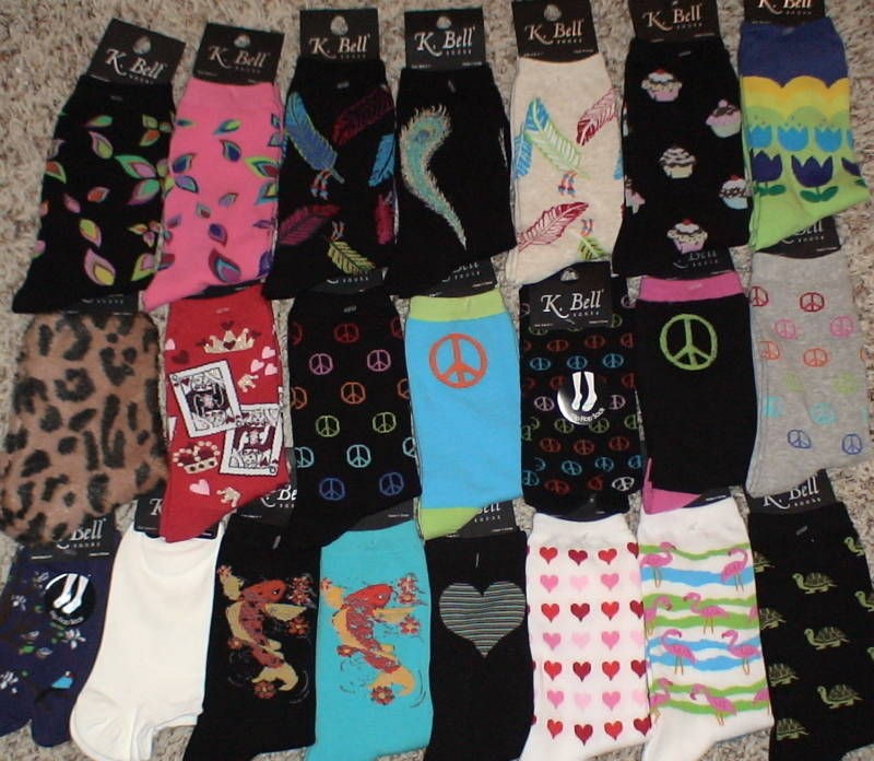 BELL SOCKS ASSORTMENT PRICED INDIVIDUALLY BRAND NEW