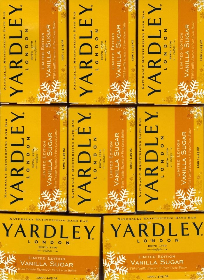 BARS LIMITED EDITION VANILLA SUGAR YARDLEY London SOAP 4.25 Oz