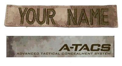  DELTA POLICE SWAT AIR SOFT ATACS A TACS Name Tapes with Velcro Single