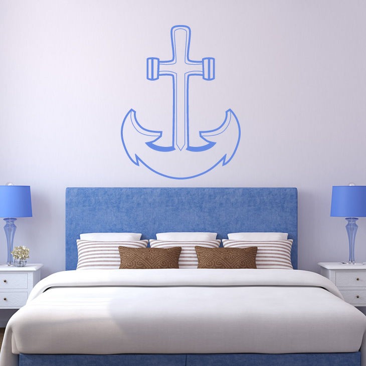 anchor wall decal in Decals, Stickers & Vinyl Art