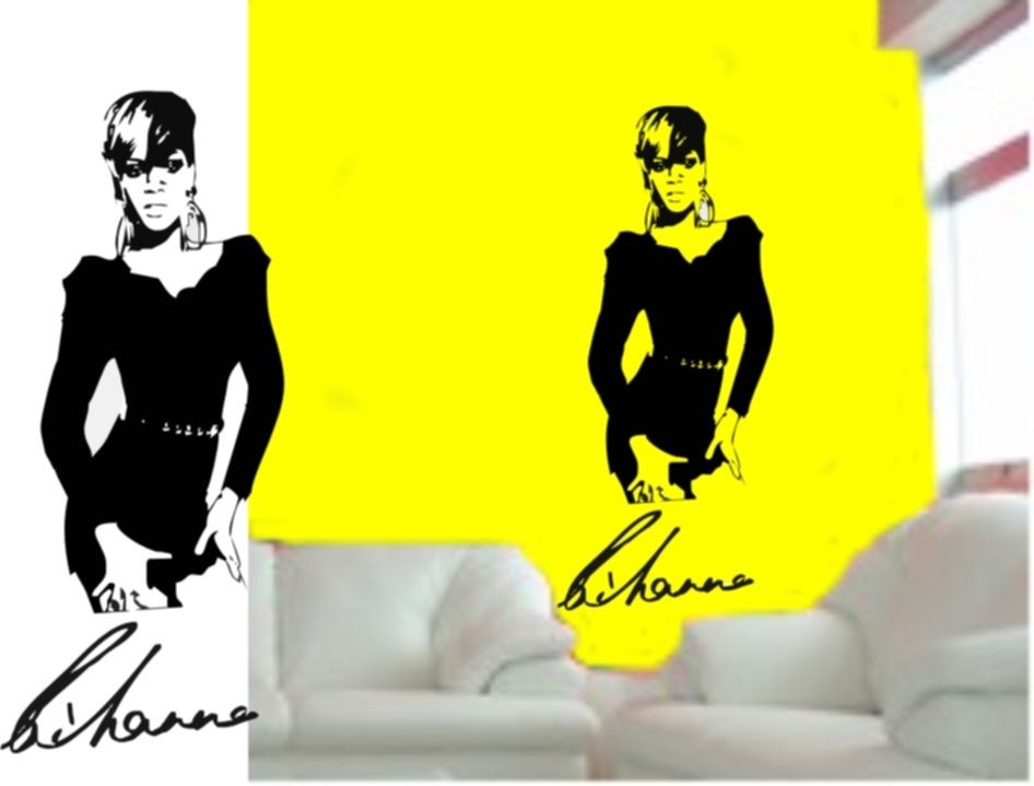 Wall Art Quaity Vinyl Stickers Decals RIHANNA