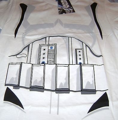 STAR WARS STORMTROOPER UNIFORM L LARGE T SHIRT NEW LICENSED COSTUME 