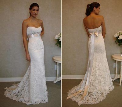 lace+wedding gown in Wedding Dresses
