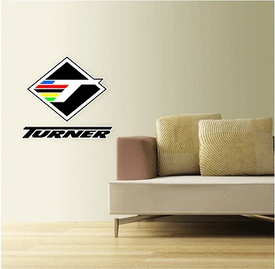 Turner Bikes Cycling Wall Decor Sticker 24Long