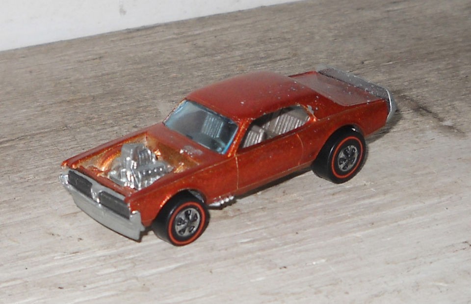 1967 1968 Cougar Xr7 Gt 1969 HOTWHEELS NITTY GRITTY KITTY Vntg Redline 