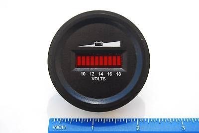 Battery gauge 12v meter indicator boat marine jet ski sail searay 