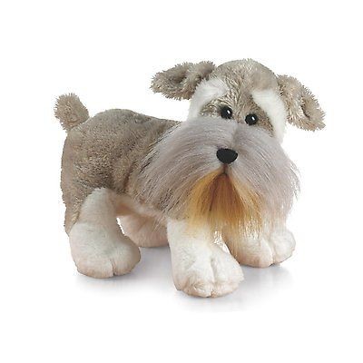 HM159 Webkinz Schnauzer Dog With Sealed Code Plush NEW