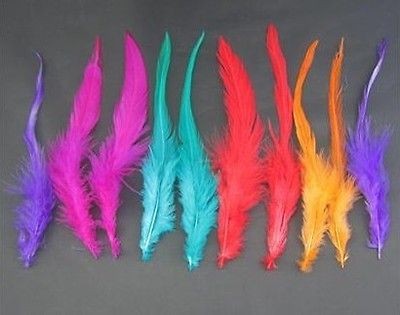 Newly listed Fashion Mixed Colors 40Pcs Feathers hair for extensions 6 