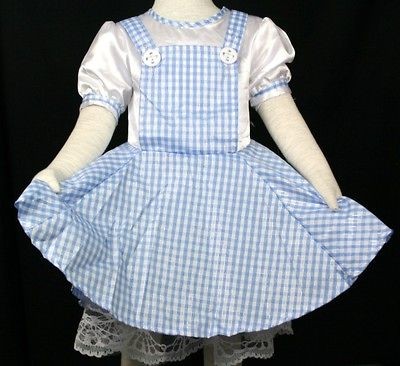 HALLOWEEN XMAS WIZARD OF OZ DOROTHY DRESS BIRTHDAY PARTY COSTUME 