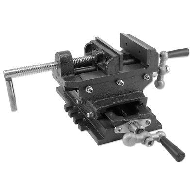   Slide Vise Drill Press Vises Clamp 2 Way Work Bench Top Mounting Shop