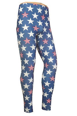 MEDIUM AMERICAN STAR WRESTLING TIGHTS CYLING RUNNING ROCK COSTUME 