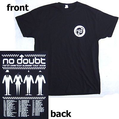 NO DOUBT ARROWS LOGO TOUR 2009 BLK T SHIRT LARGE NEW SOFT