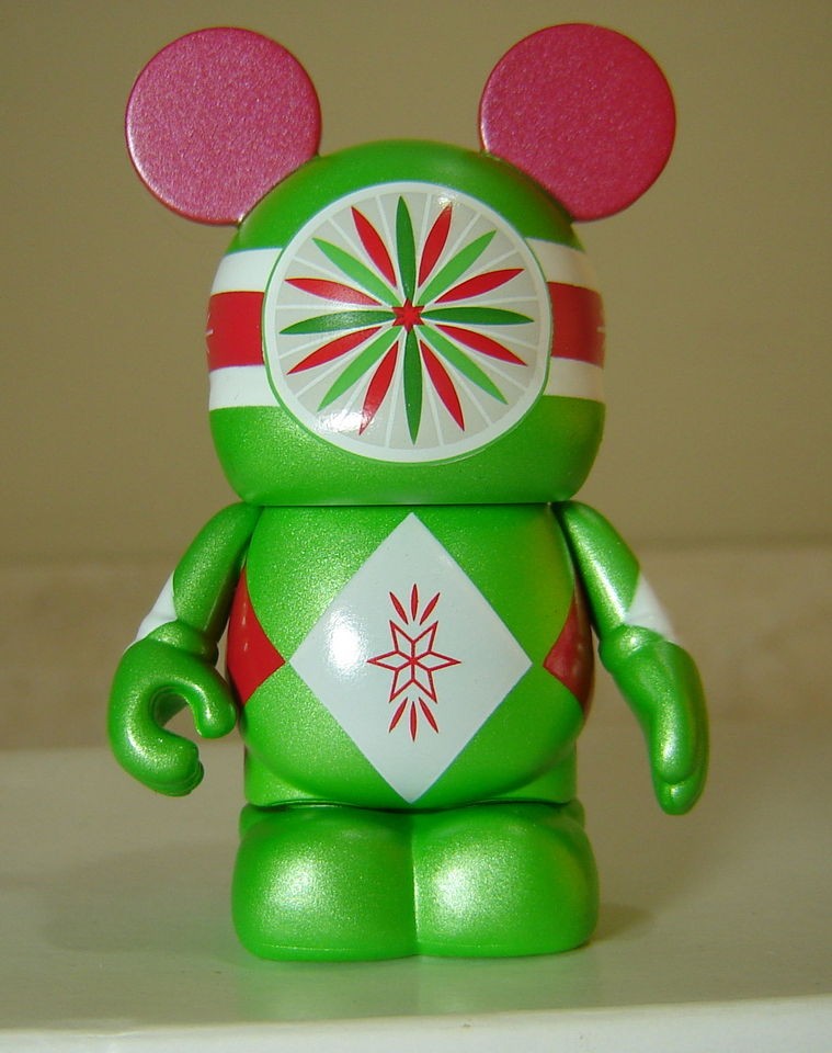 Disney Vinylmation Holiday 3 Ornament Green Chaser Variant 3 RARE