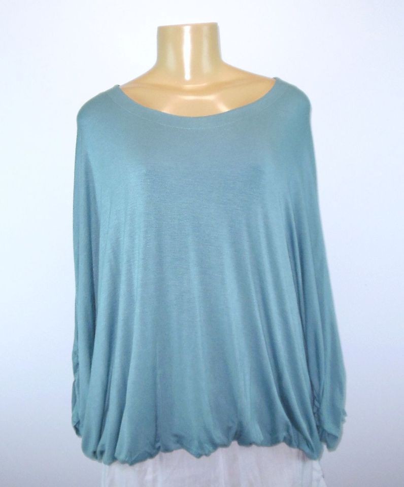 AMERICAN RAG NEW Smoke Blue Batwing Sleeve Blouse Top Plus Size 2X