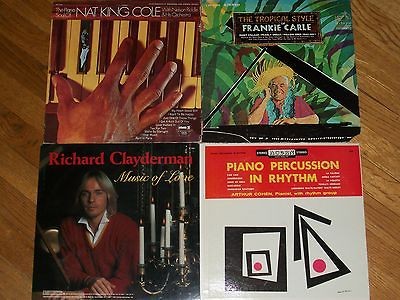 PIANO MUSIC frankie carle NAT KING COLE richard clayderman ARTHUR 