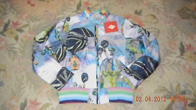 249 Oilily Balloon Armada Jacket Blur K, Girls Size 152, Size 12