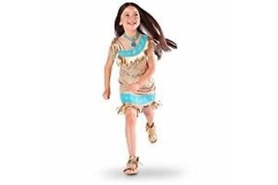 DISNEY PRINCESS POCAHONTAS COSTUME DRESS XXS 2/3 NEW