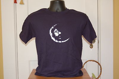 Jerry Garcia T Shirt moon batik grateful dead phish lot