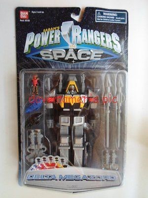 Power Rangers in Space 7 inch DELTA MEGAZORD Micro Playset Sealed