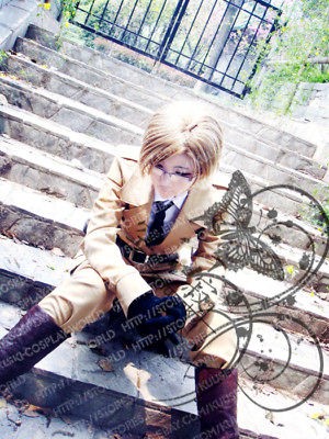 NEWAPH Axis Powers Hetalia America Alfred Cosplay Costume Free 